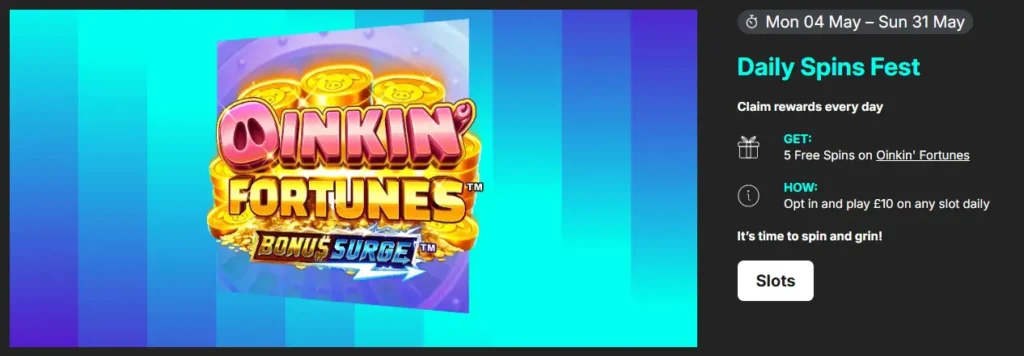 Daily Spins Fest